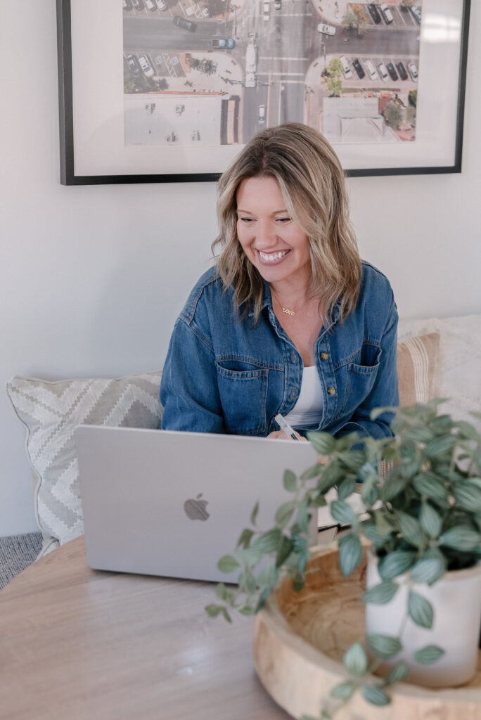 entrepreneur reviewing business plan with clarity and focus